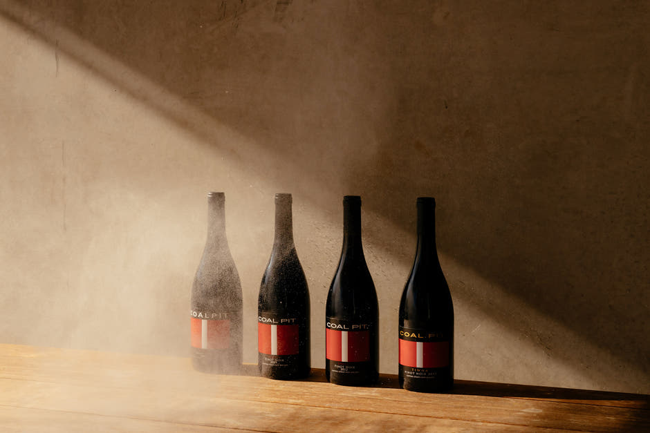 Different Vintages of Coal Pit Pinot Noir