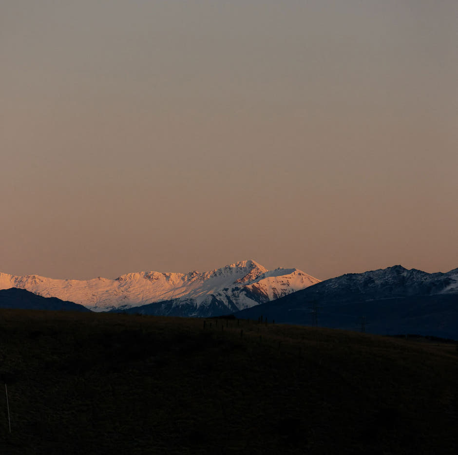 Coal Pit Vineyard Snowy Mountains in Winter